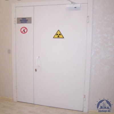 Рентгенозащитная алюминиевая дверь 1070х2080-1 мм купить  в Чите